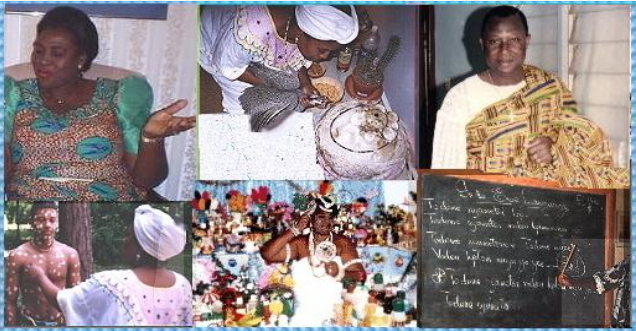 Photo of former OATH members and Mama Zogbe.