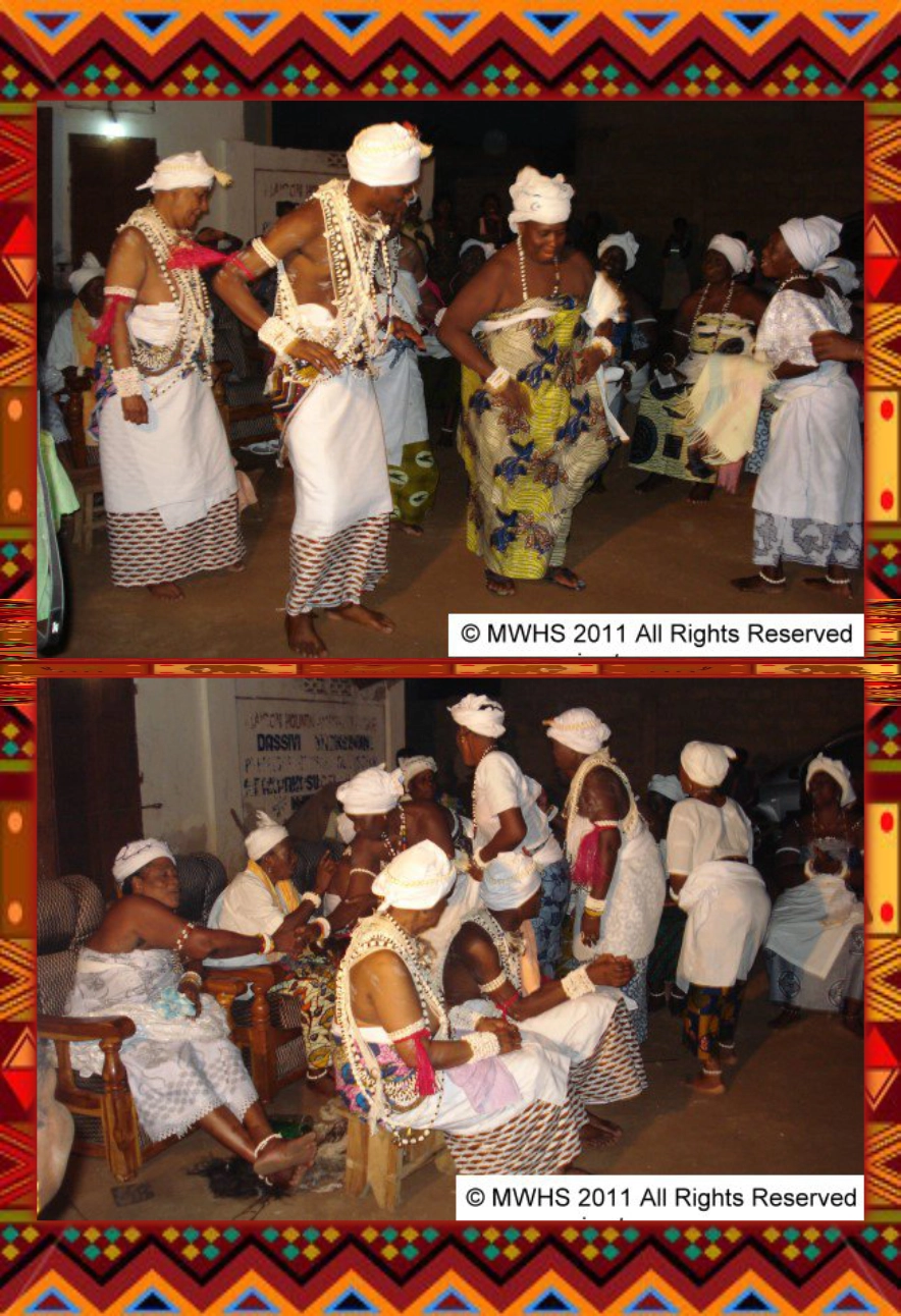 amengansies in ceremony.