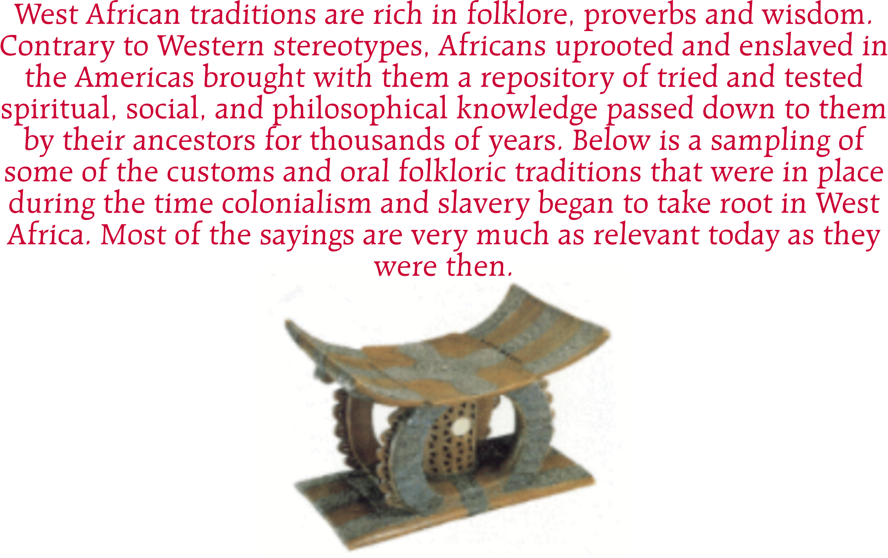 Royal Stool