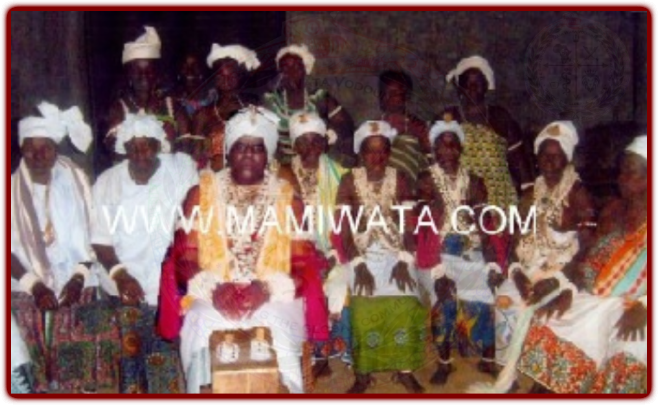 Mama Zogbe in Ceremony. 