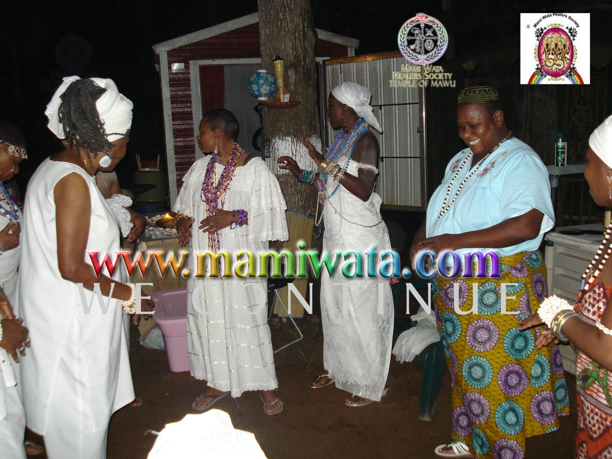 Mami Wata Devotees, Priests and Chiefs.