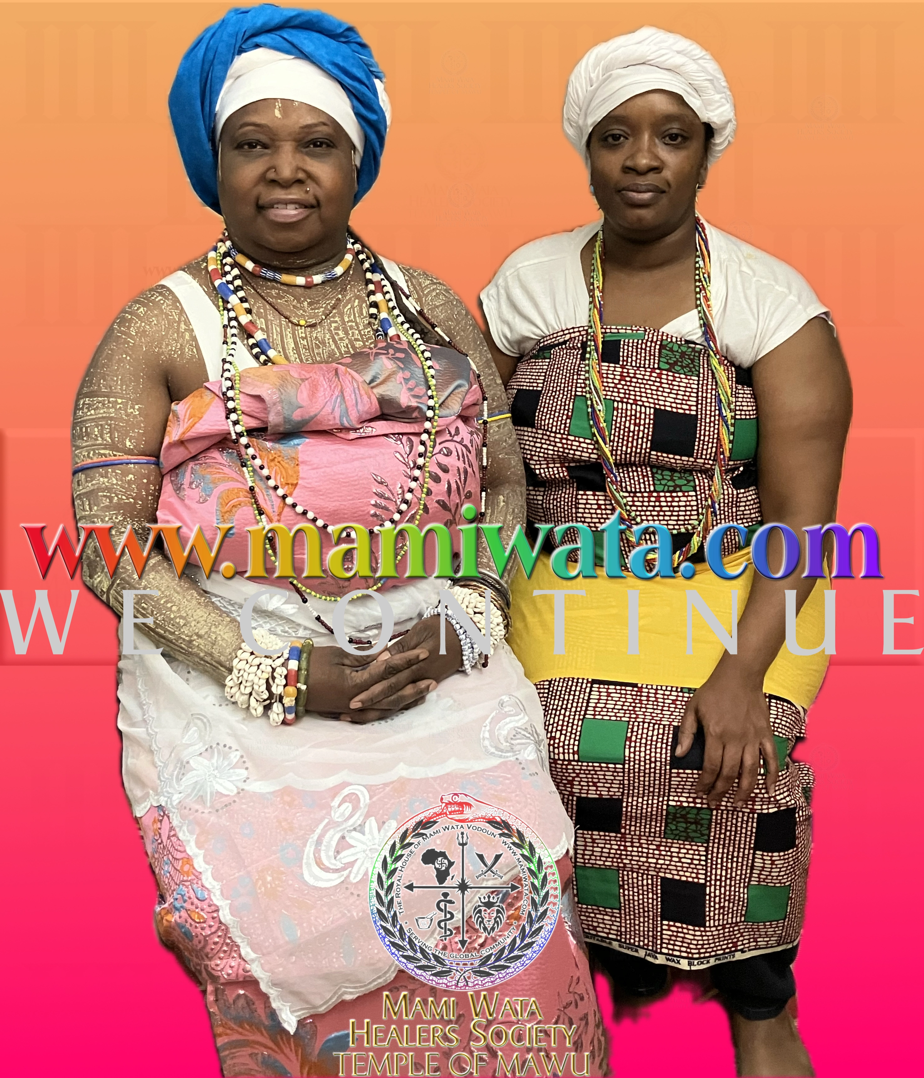 Mami Wata Devotees, Priests and Chiefs.