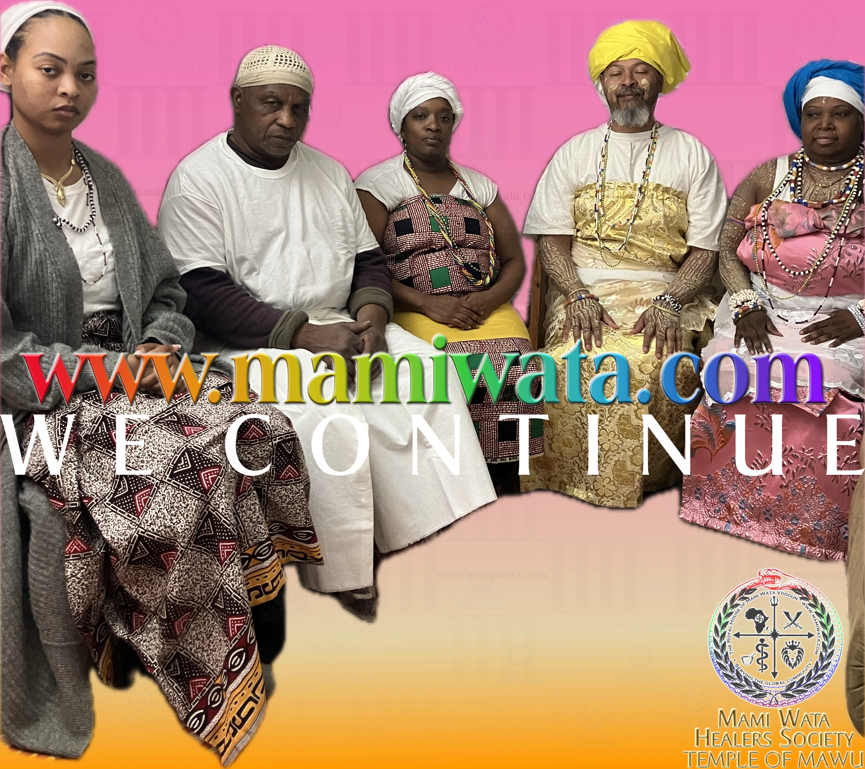 Mami Wata Devotees, Priests and Chiefs.