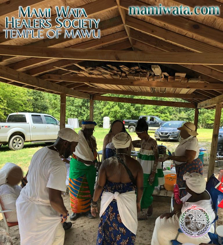 Mami Wata Devotees, Priests and Chiefs.