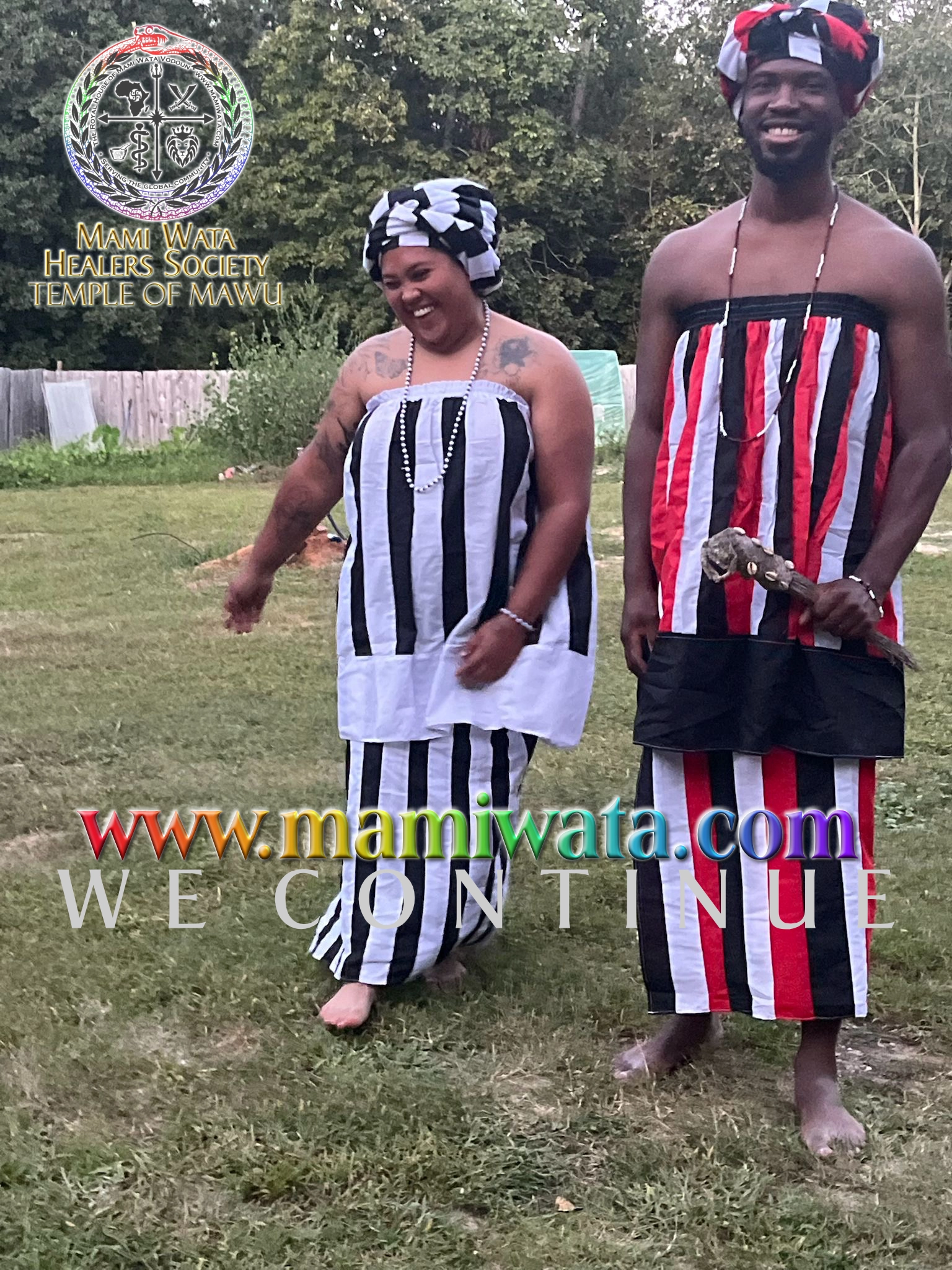 Mami Wata Devotees, Priests and Chiefs.