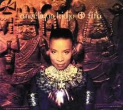 Angelique Kidjo on cover of album.