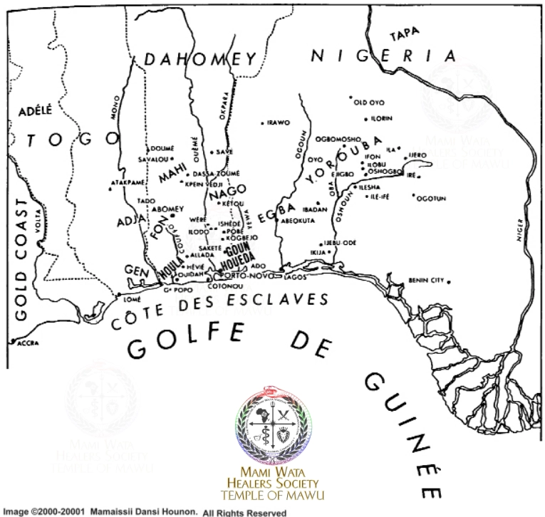 Map of Africa.