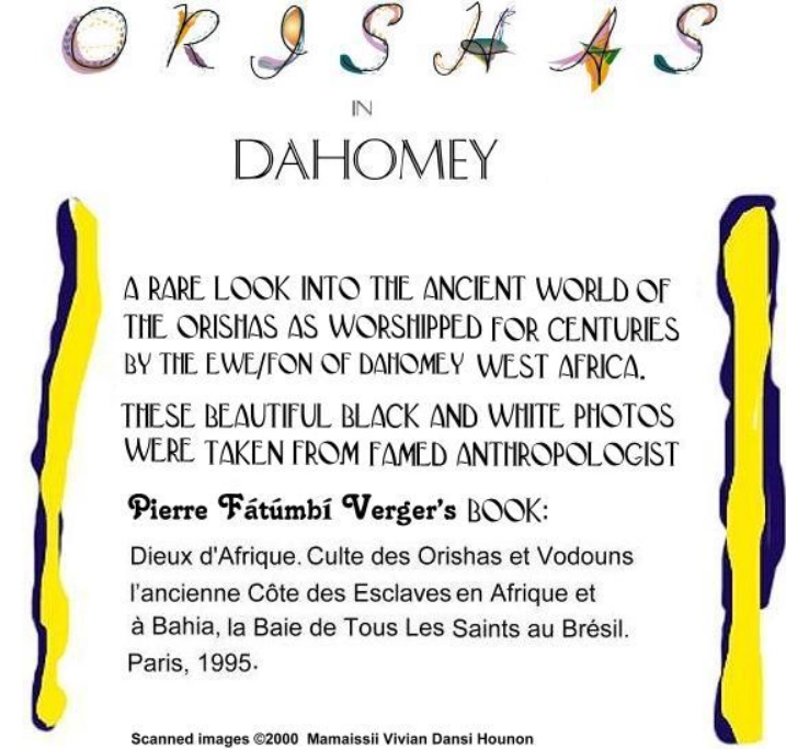 Dahomean Orishas.